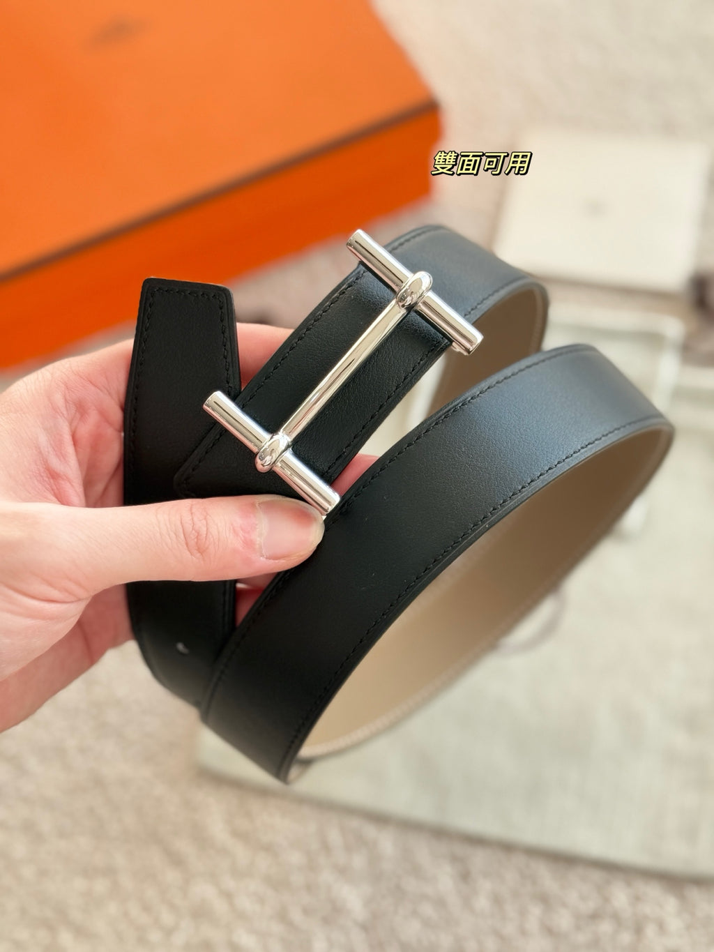 Ремінь Hermès зі шкіри Epsom