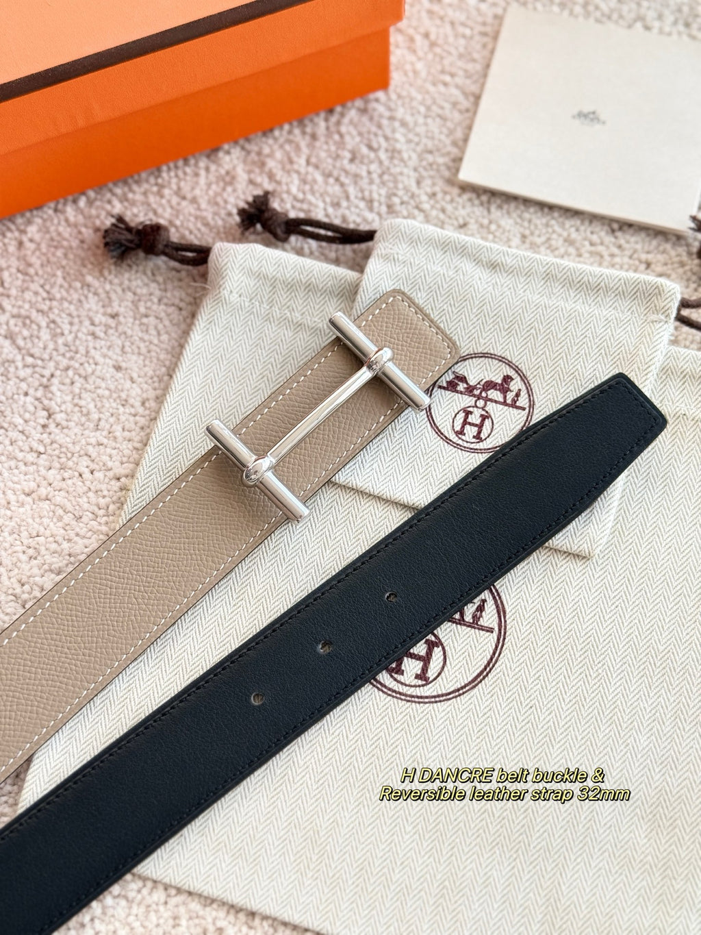Ремінь Hermès зі шкіри Epsom