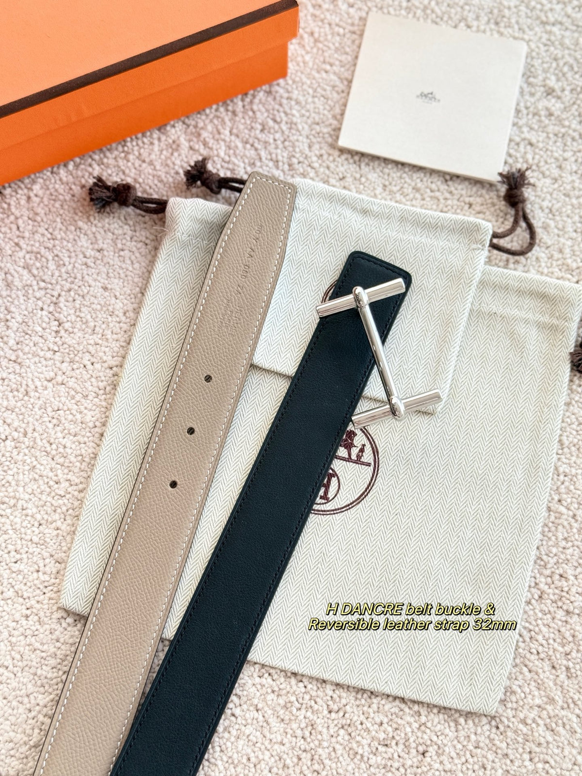 Ремінь Hermès зі шкіри Epsom