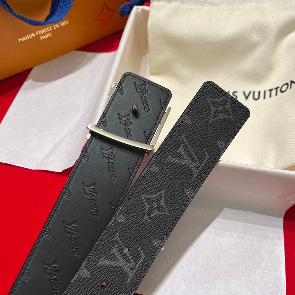 Ремінь Louis Vuitton з текстилю й натуральної шкіри — фото 5