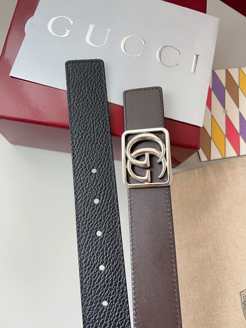 Ремінь Gucci з натуральної шкіри — фото 5