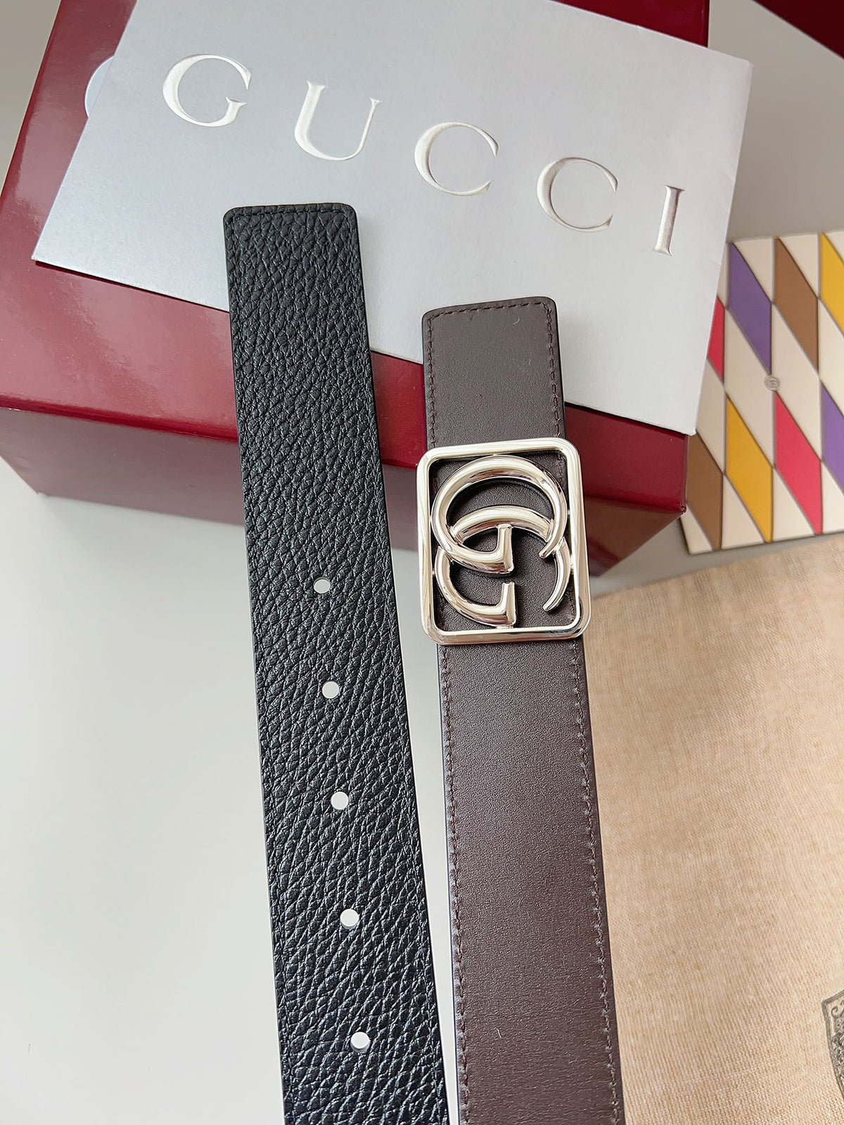 Ремінь Gucci з натуральної шкіри — фото 5
