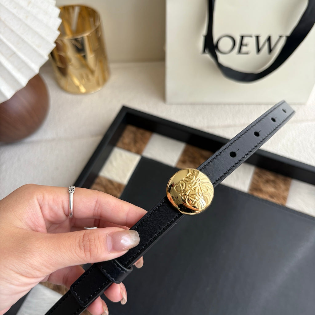 Ремінь Loewe з натуральної телячої шкіри