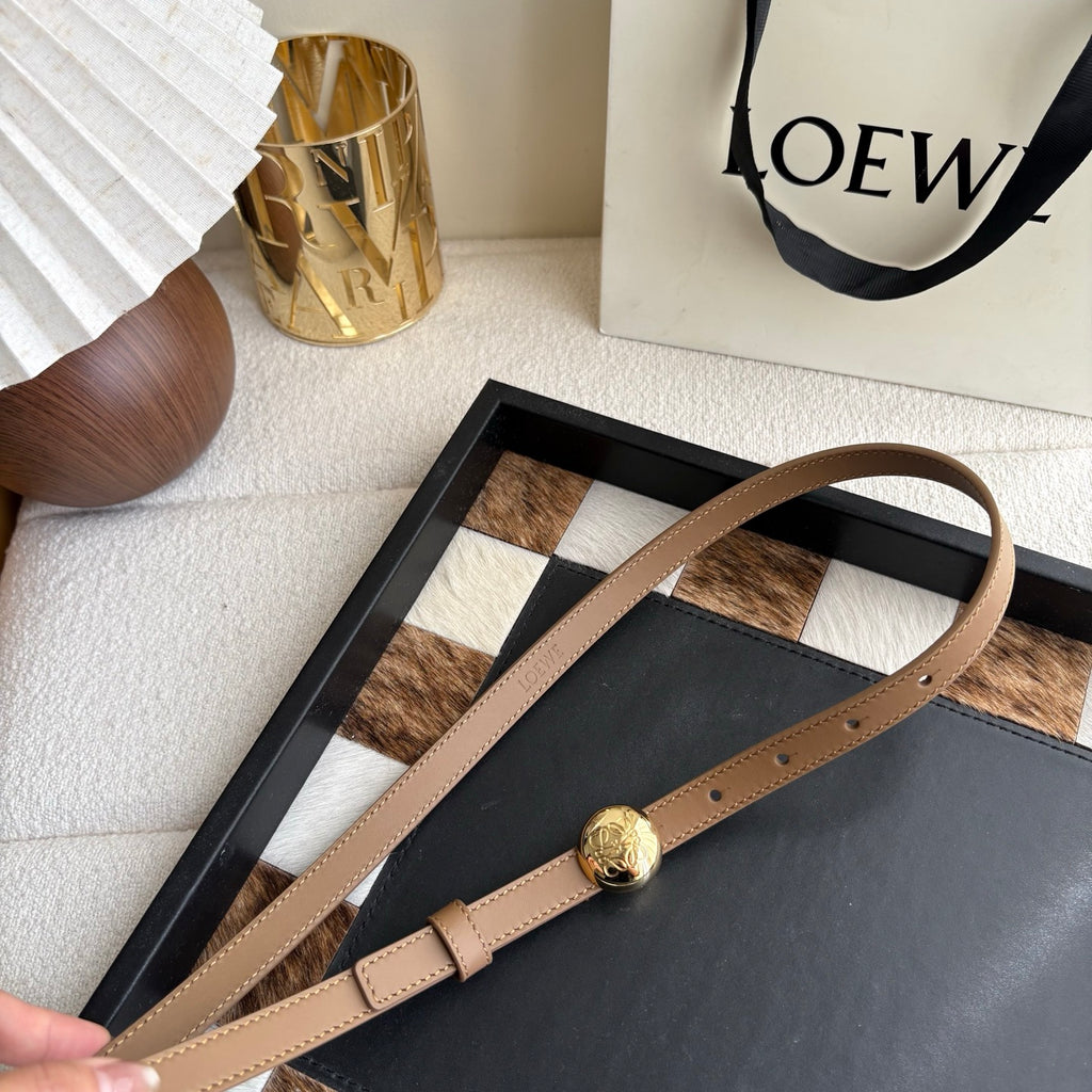 Ремінь Loewe з натуральної телячої шкіри