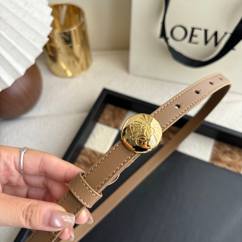 Ремінь Loewe з натуральної телячої шкіри