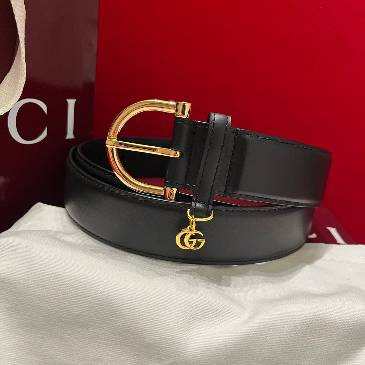 Ремінь Gucci з натуральної телячої шкіри