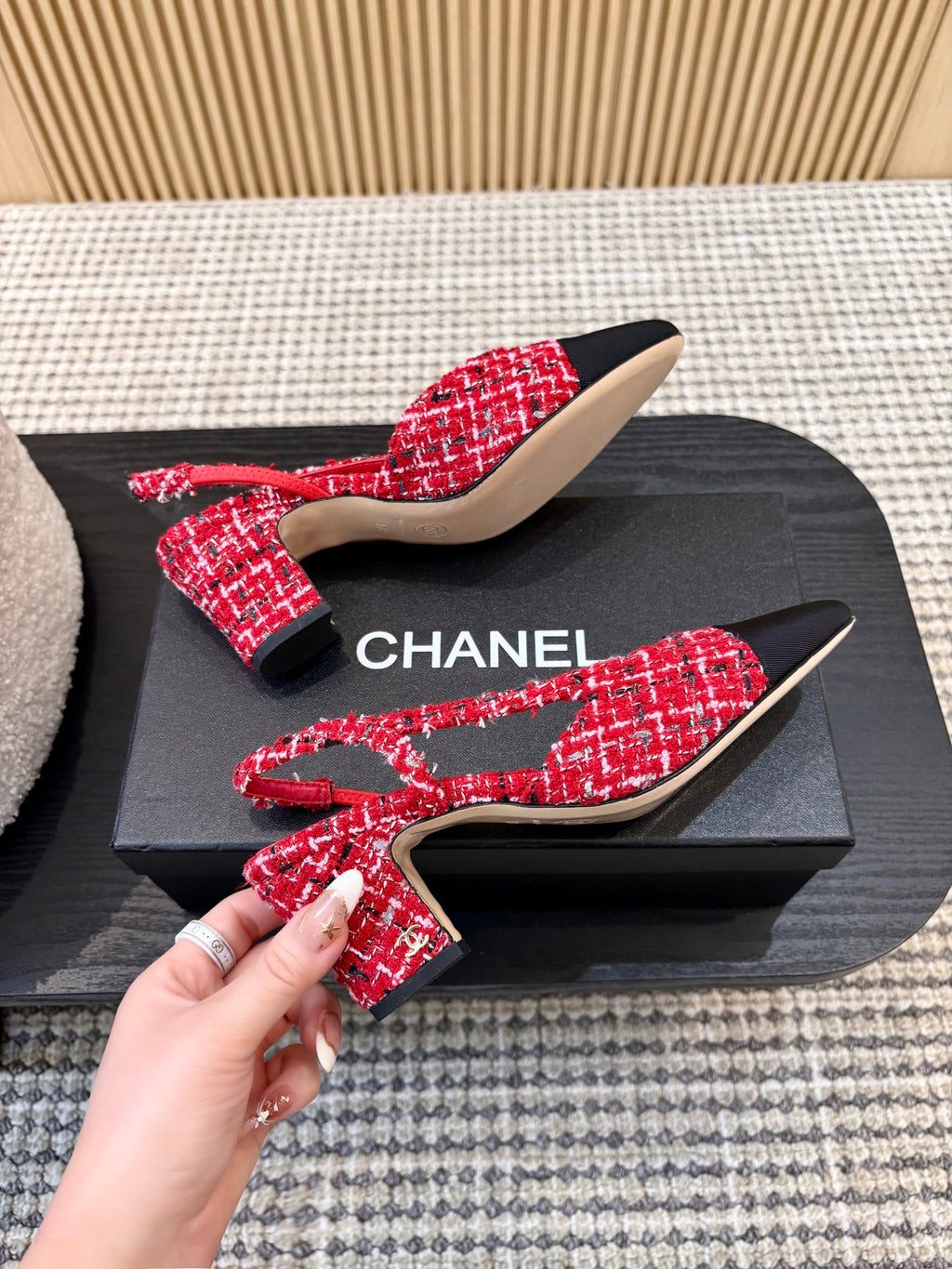 Жіночі зручні шкіряні сандалі Chanel Ballet