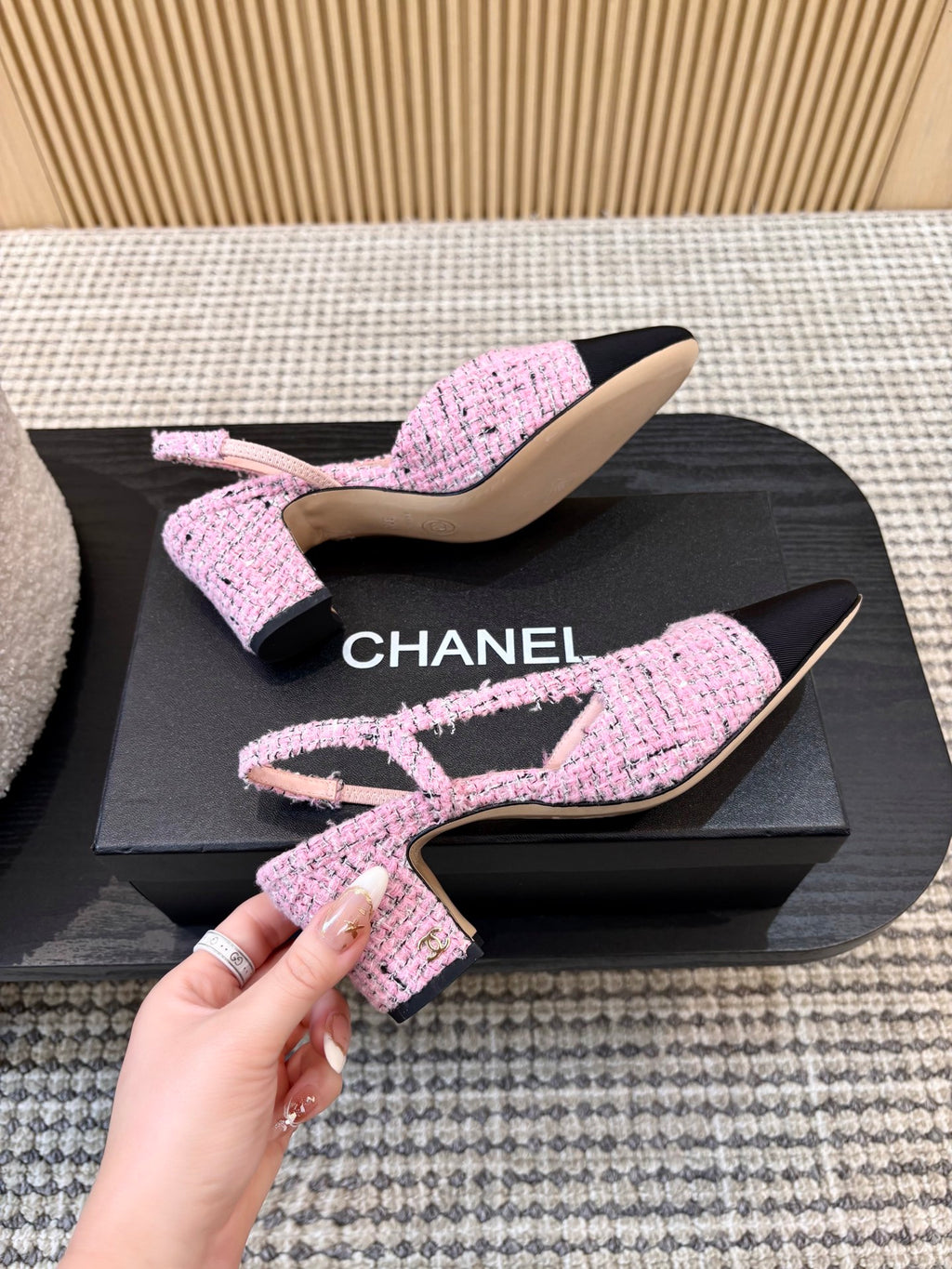 Жіночі зручні шкіряні сандалі Chanel Ballet