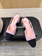 Жіночі зручні шкіряні сандалі Chanel Ballet