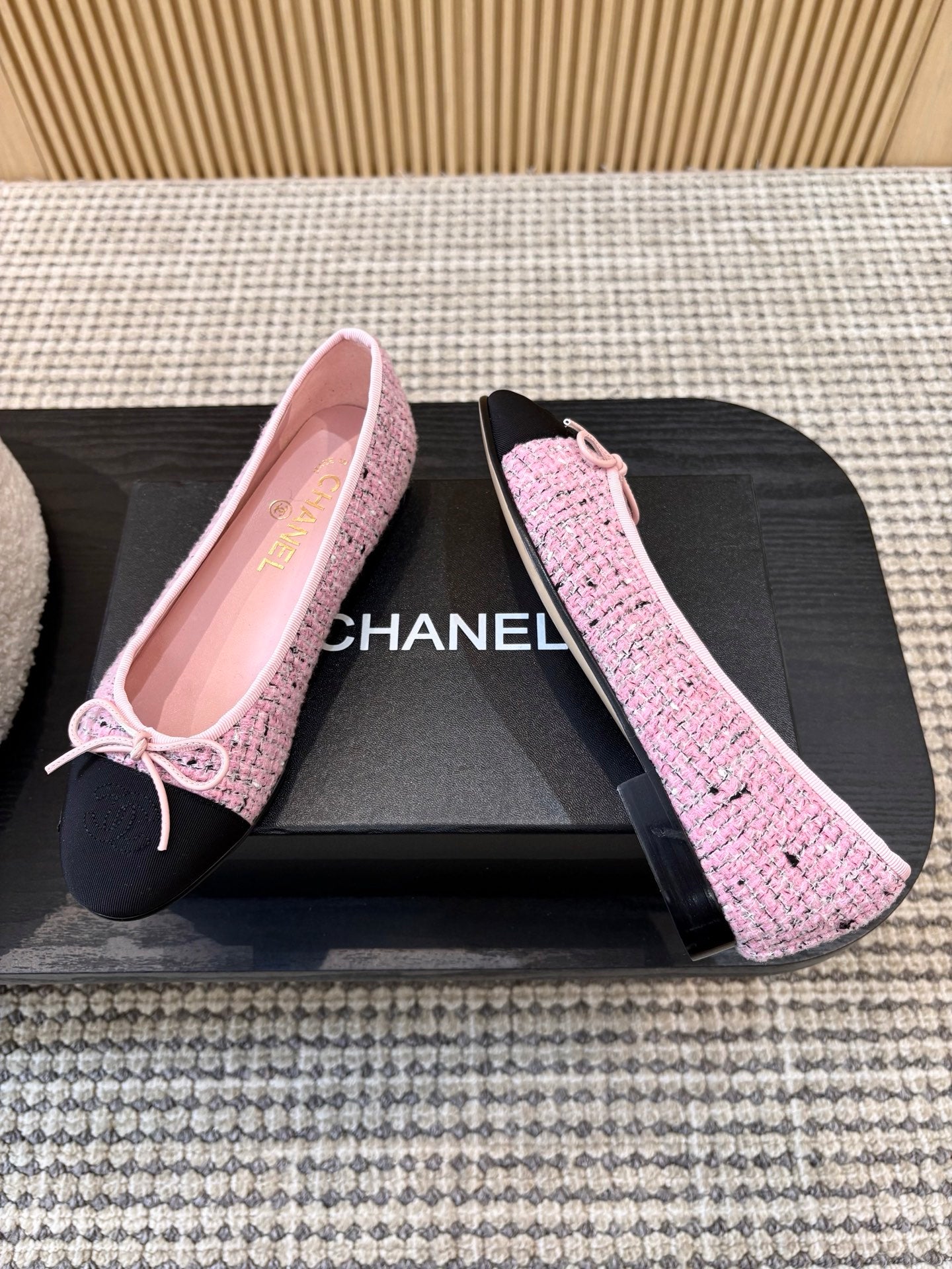 Жіночі зручні шкіряні сандалі Chanel Ballet