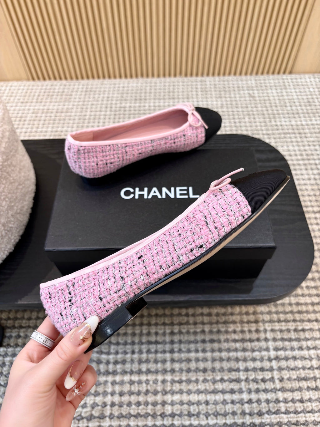 Жіночі зручні шкіряні сандалі Chanel Ballet