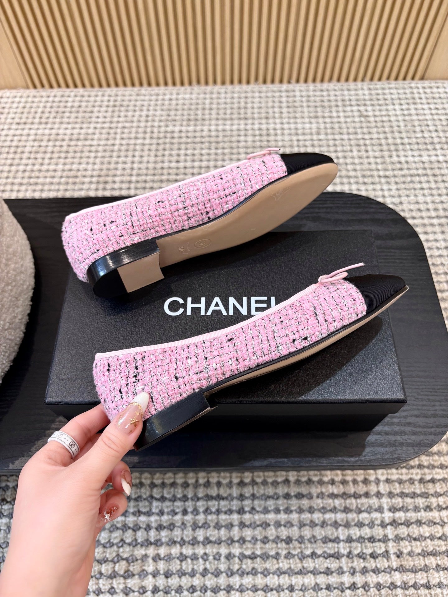 Жіночі зручні шкіряні сандалі Chanel Ballet