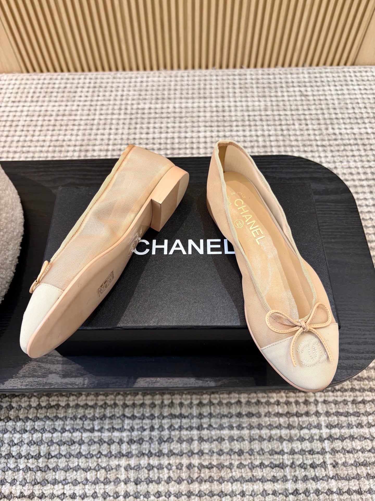 Жіночі зручні шкіряні сандалі Chanel Ballet