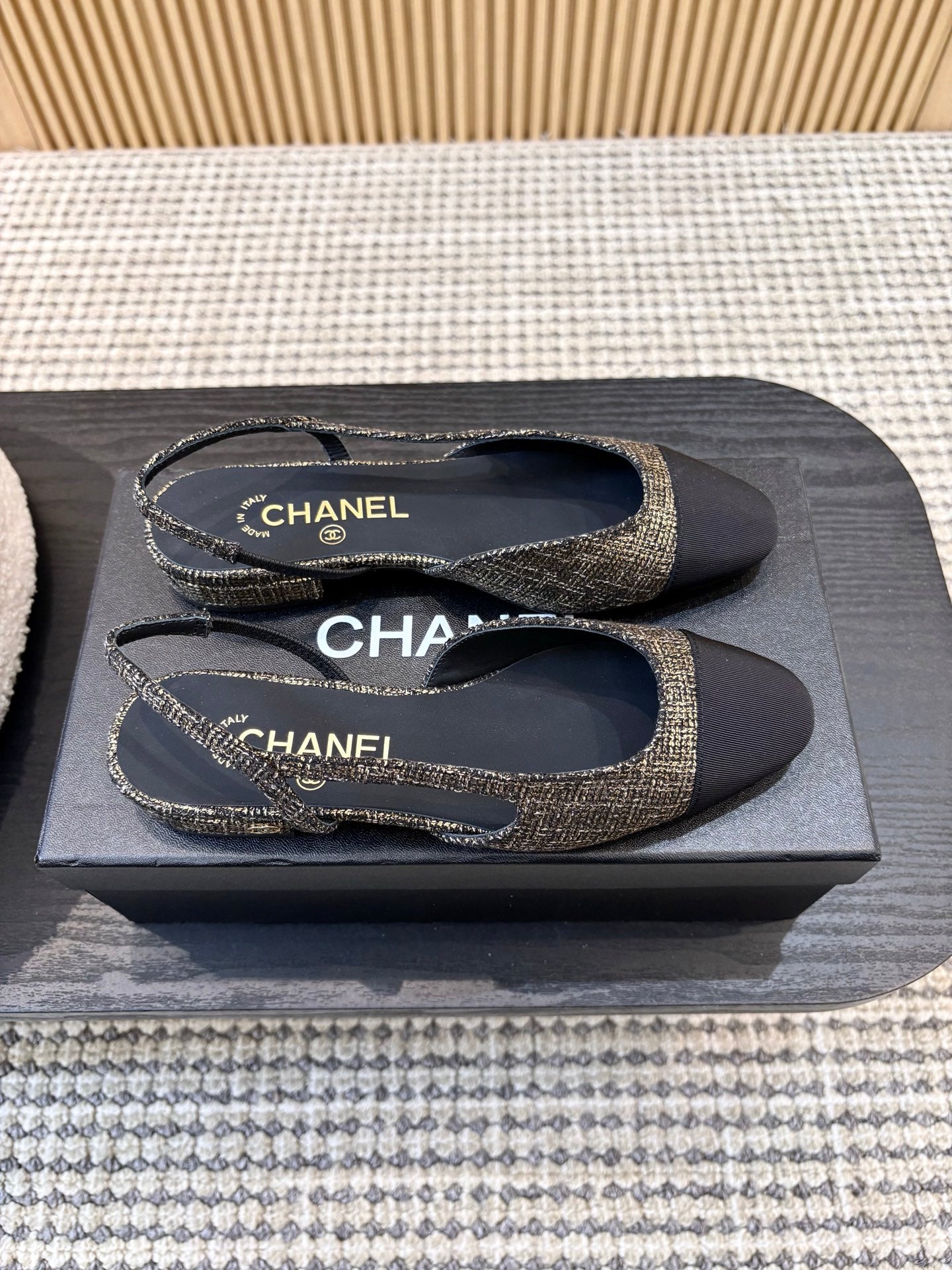 Жіночі зручні шкіряні сандалі Chanel Ballet