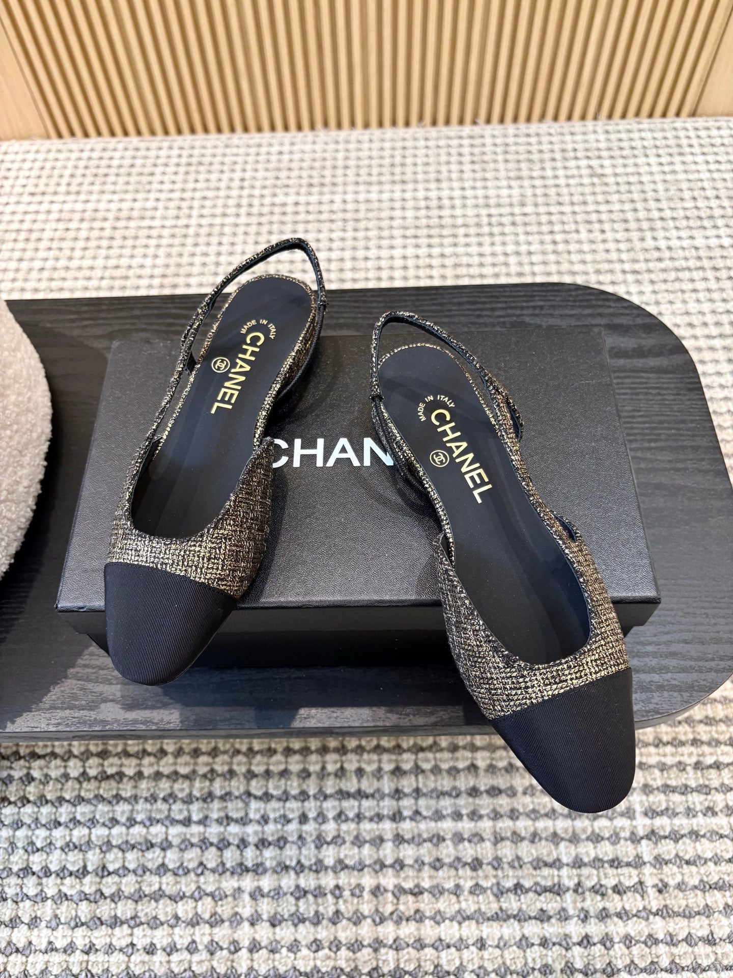 Жіночі зручні шкіряні сандалі Chanel Ballet