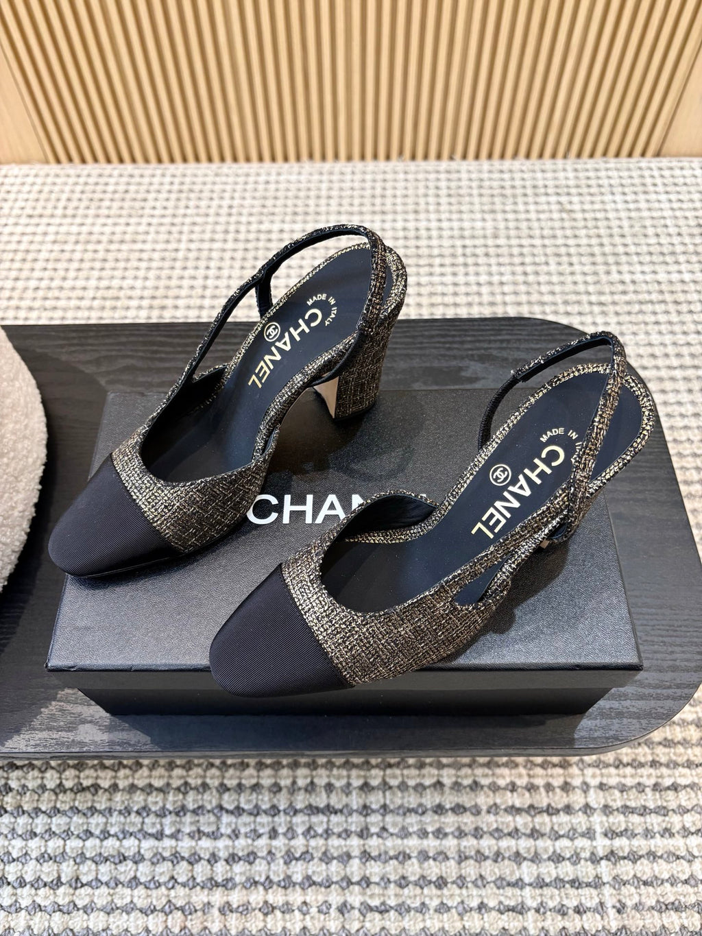 Жіночі зручні шкіряні сандалі Chanel Ballet