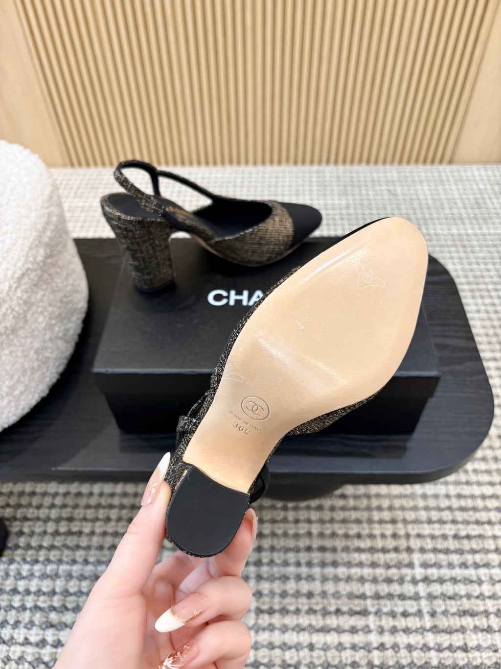 Жіночі зручні шкіряні сандалі Chanel Ballet