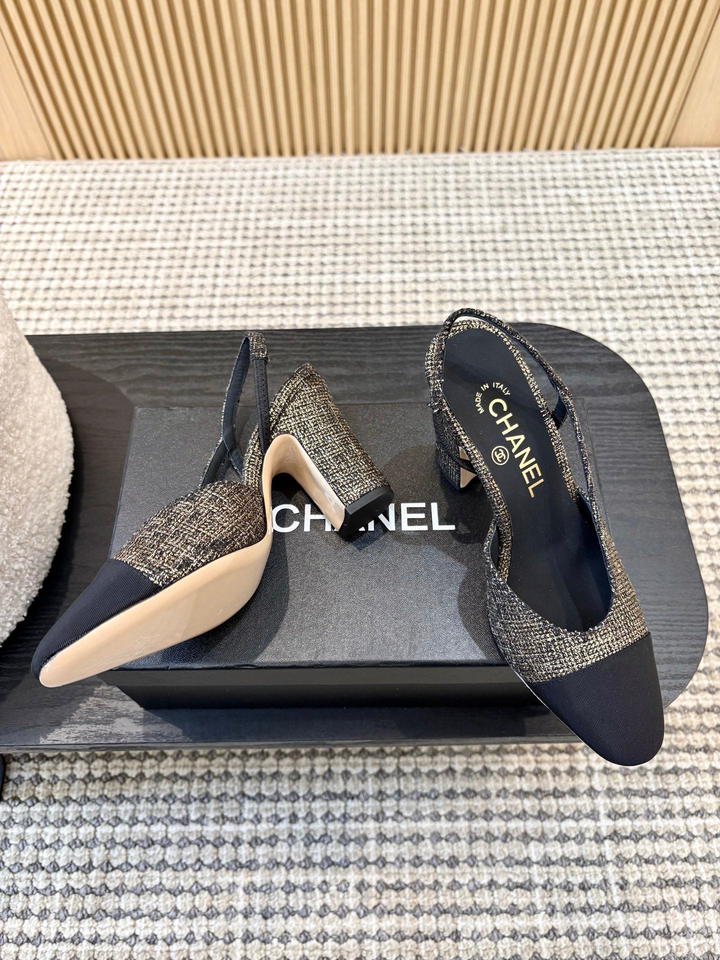 Жіночі зручні шкіряні сандалі Chanel Ballet