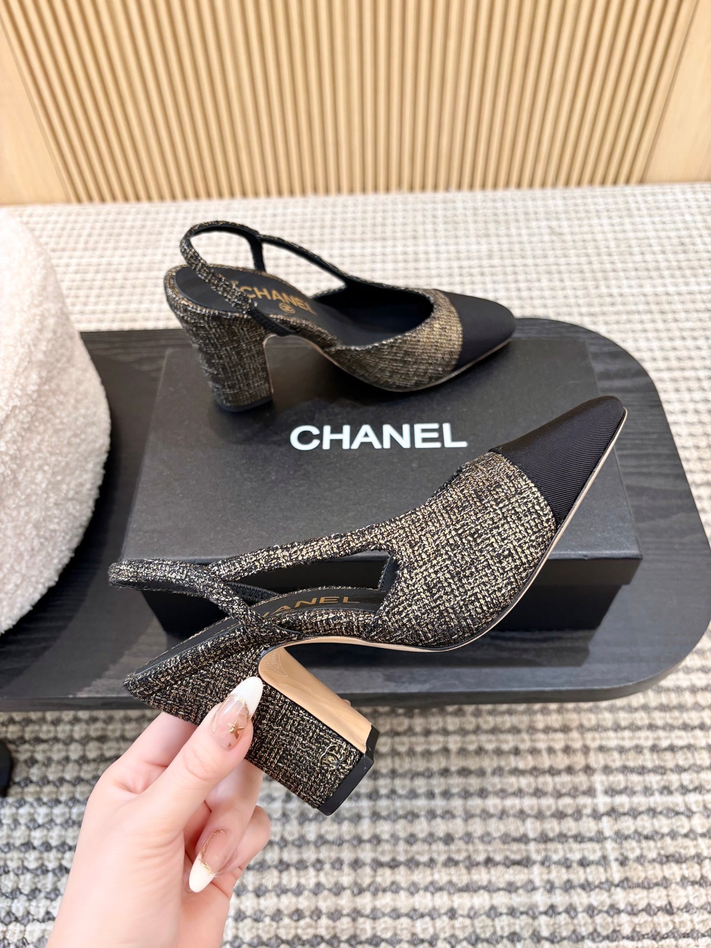 Жіночі зручні шкіряні сандалі Chanel Ballet