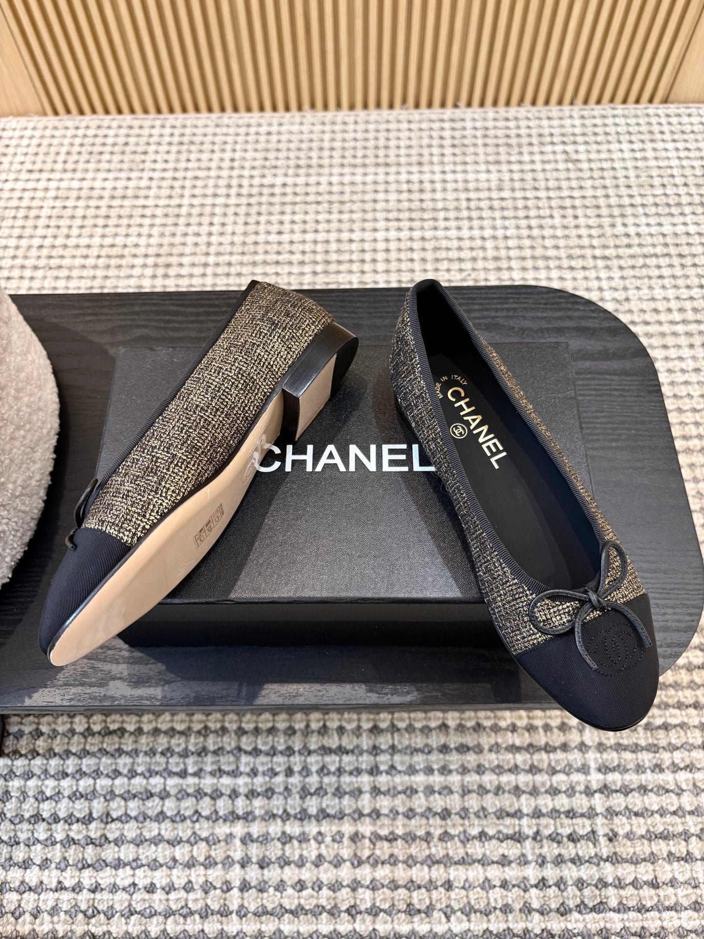 Жіночі зручні шкіряні сандалі Chanel Ballet
