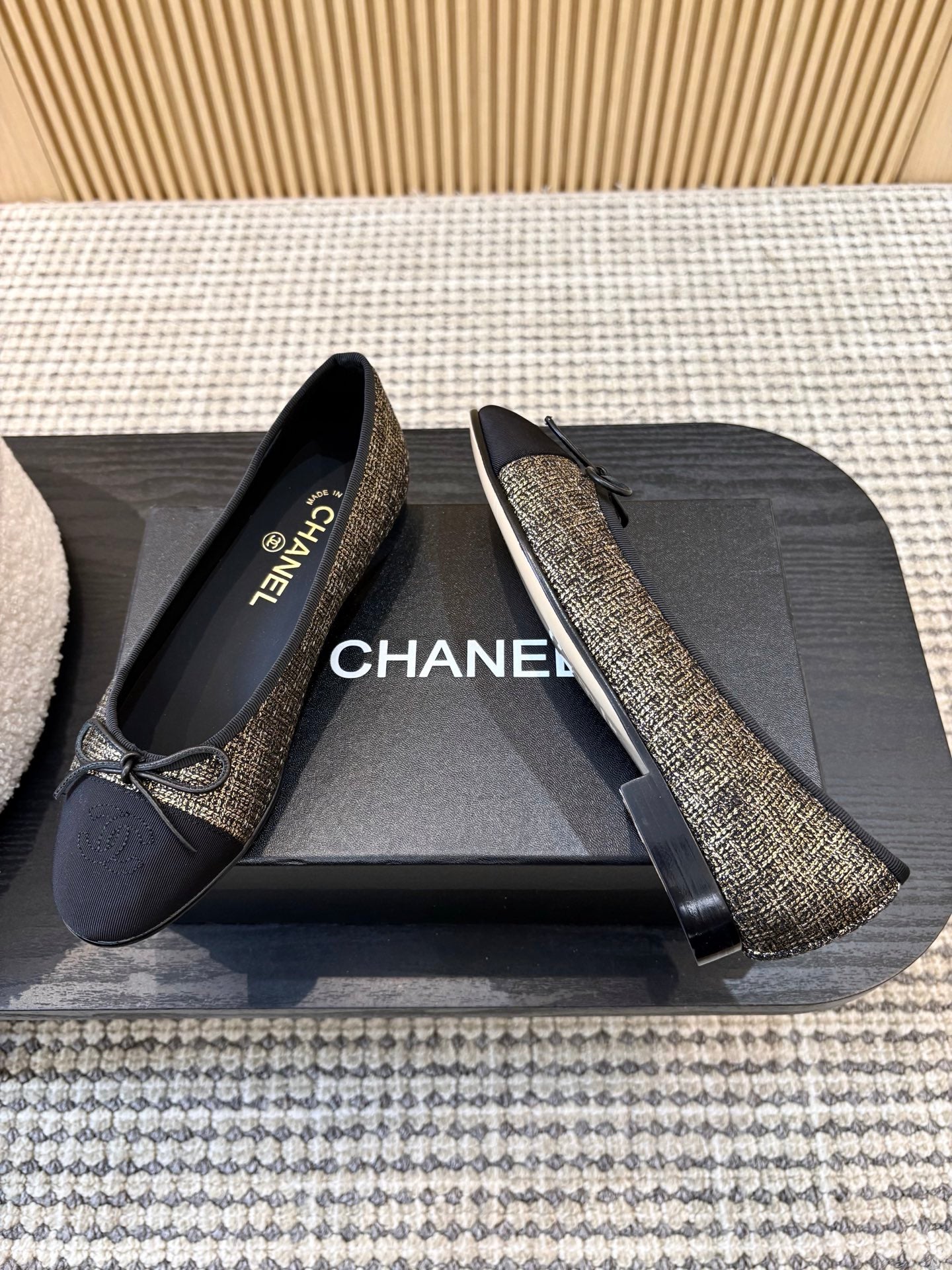 Жіночі зручні шкіряні сандалі Chanel Ballet