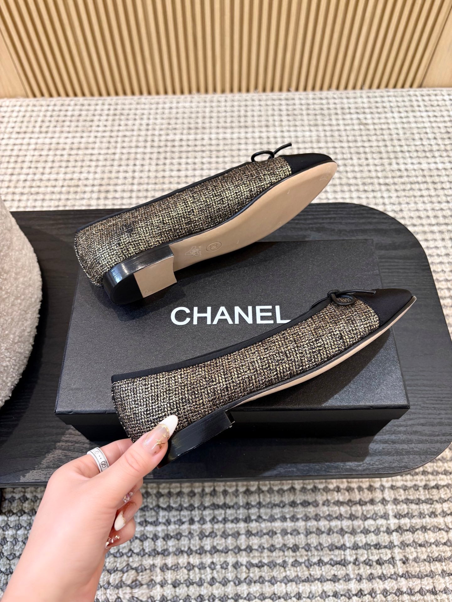 Жіночі зручні шкіряні сандалі Chanel Ballet