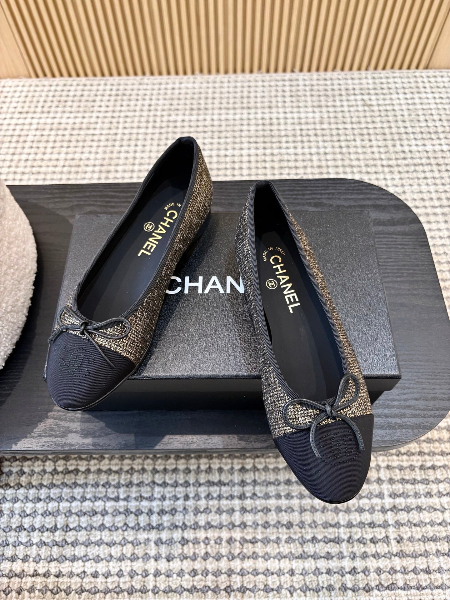 Жіночі зручні шкіряні сандалі Chanel Ballet