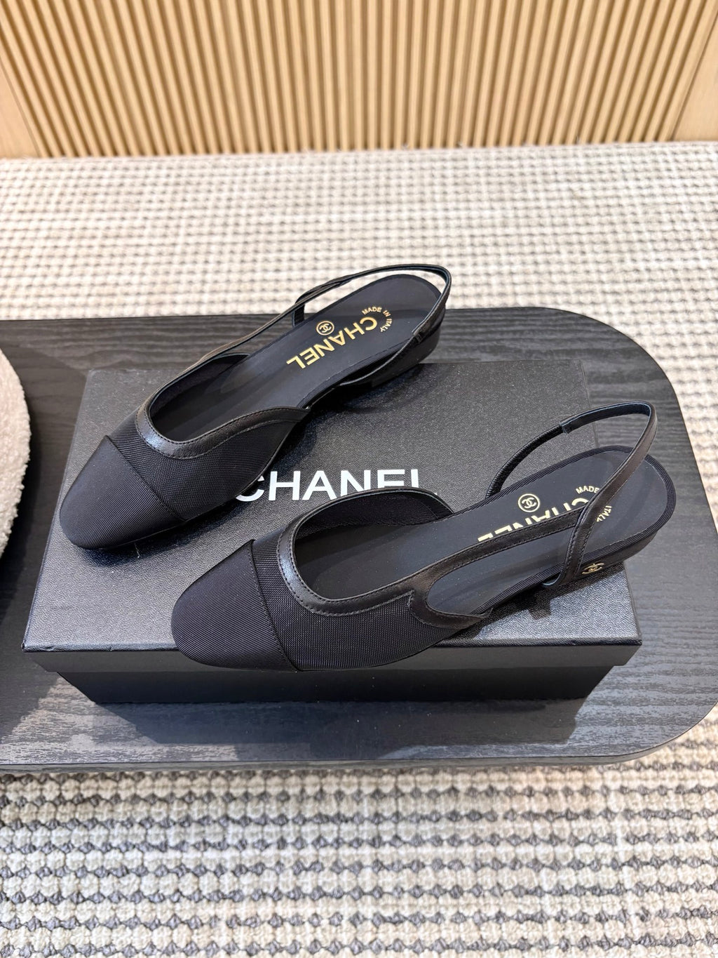 Жіночі зручні шкіряні сандалі Chanel Ballet