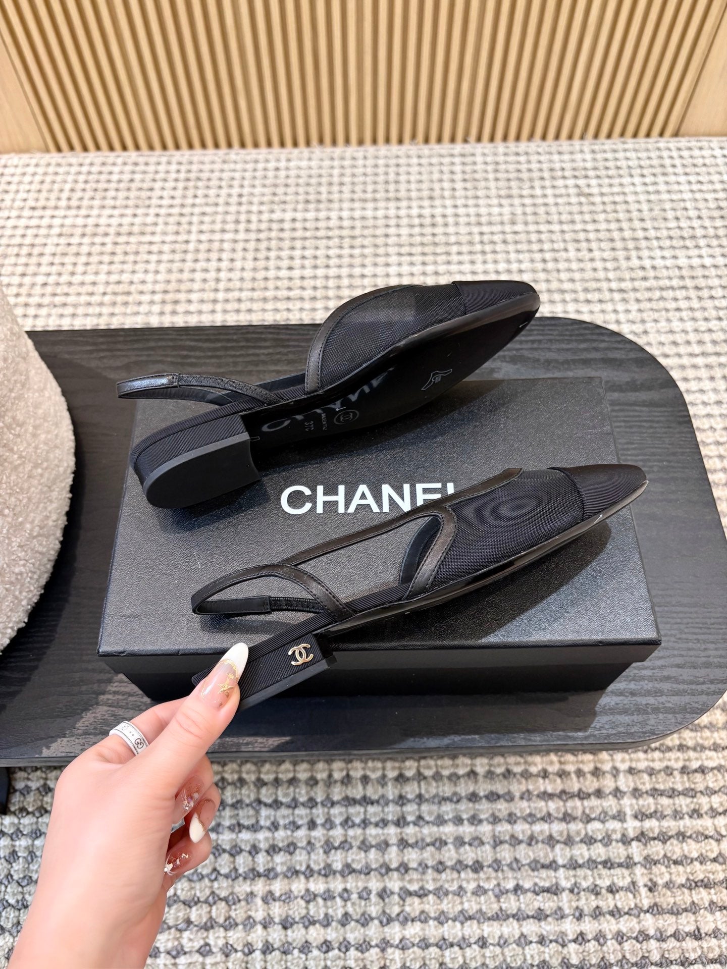 Жіночі зручні шкіряні сандалі Chanel Ballet