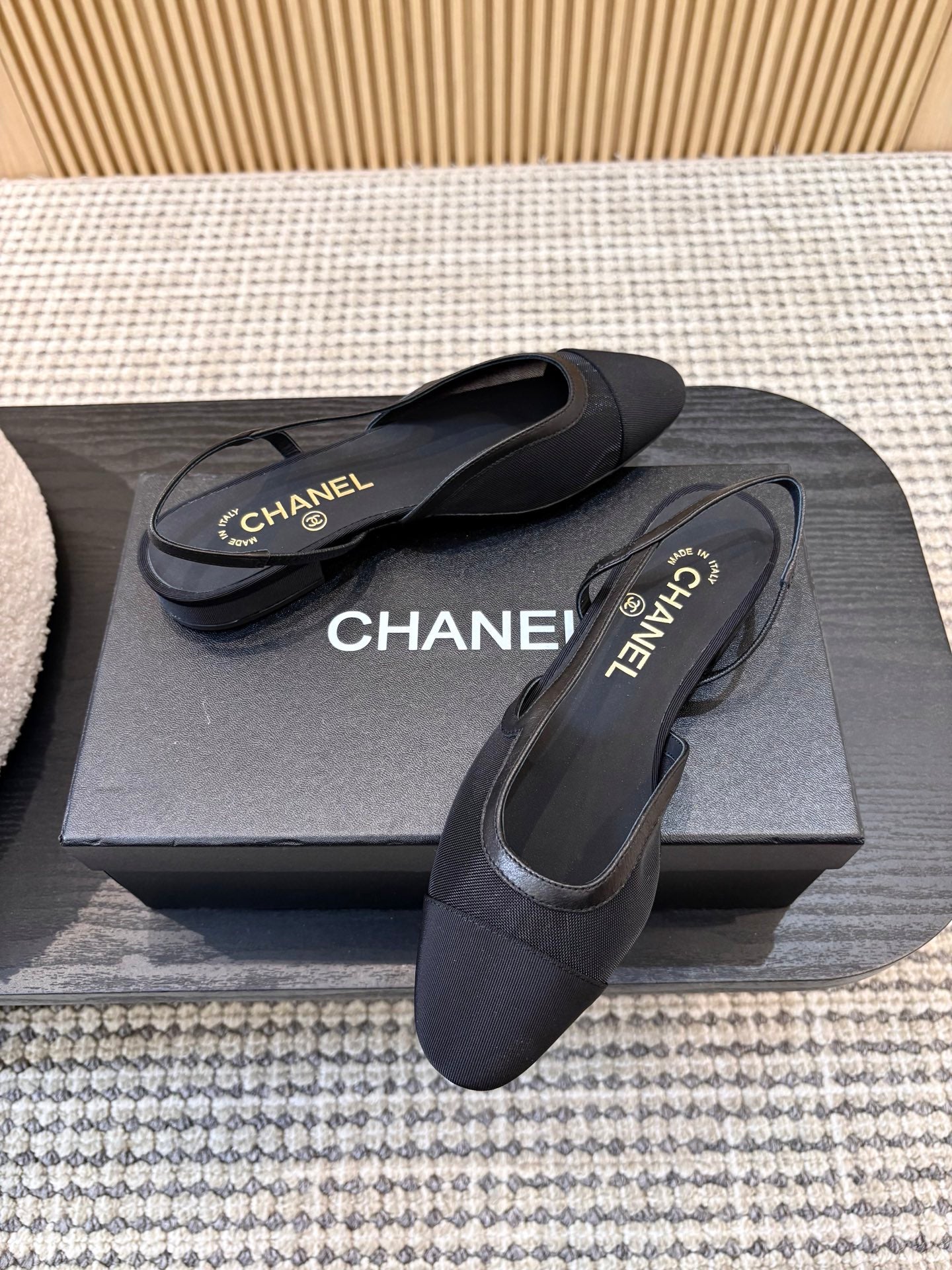 Жіночі зручні шкіряні сандалі Chanel Ballet