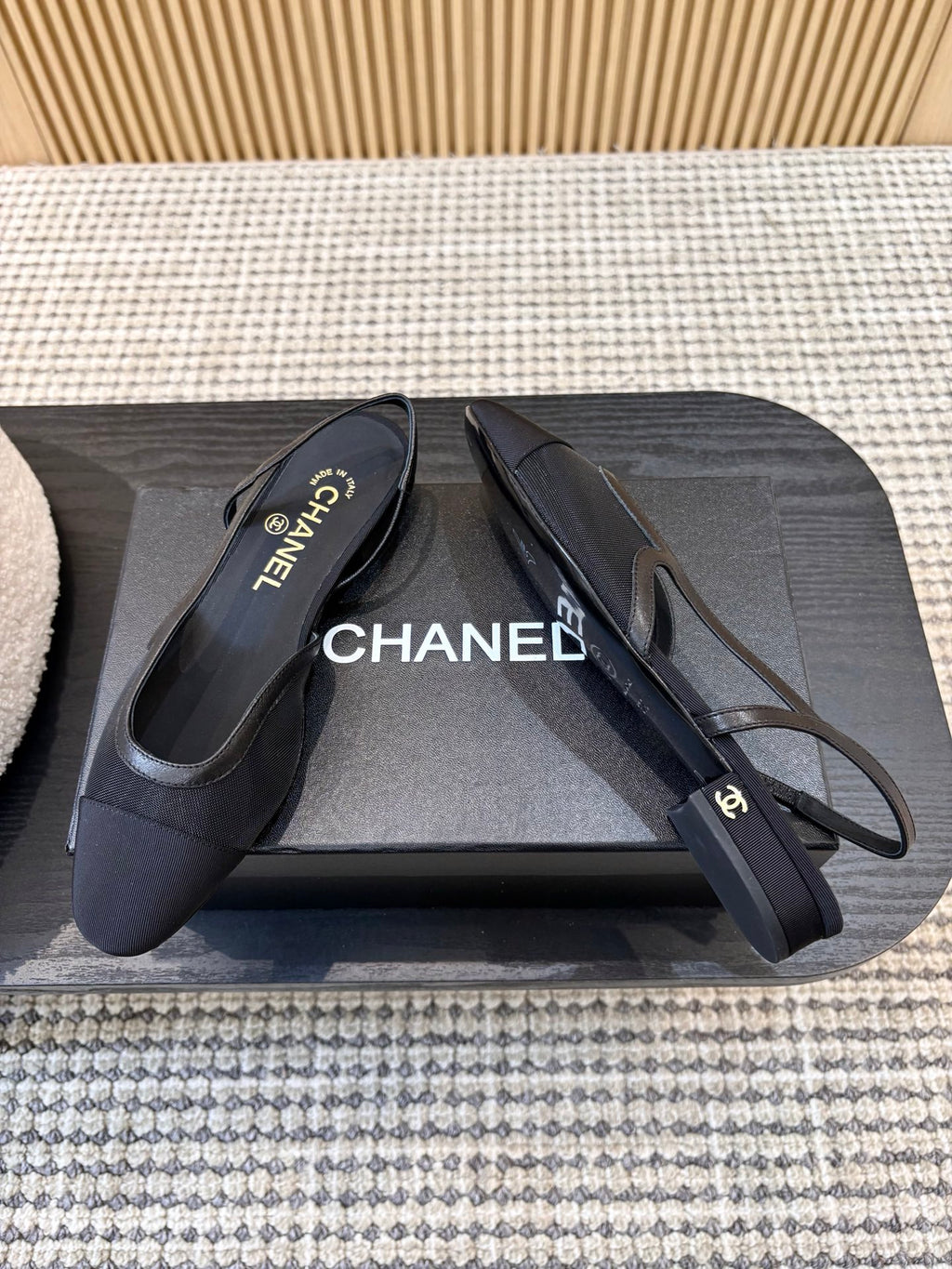 Жіночі зручні шкіряні сандалі Chanel Ballet