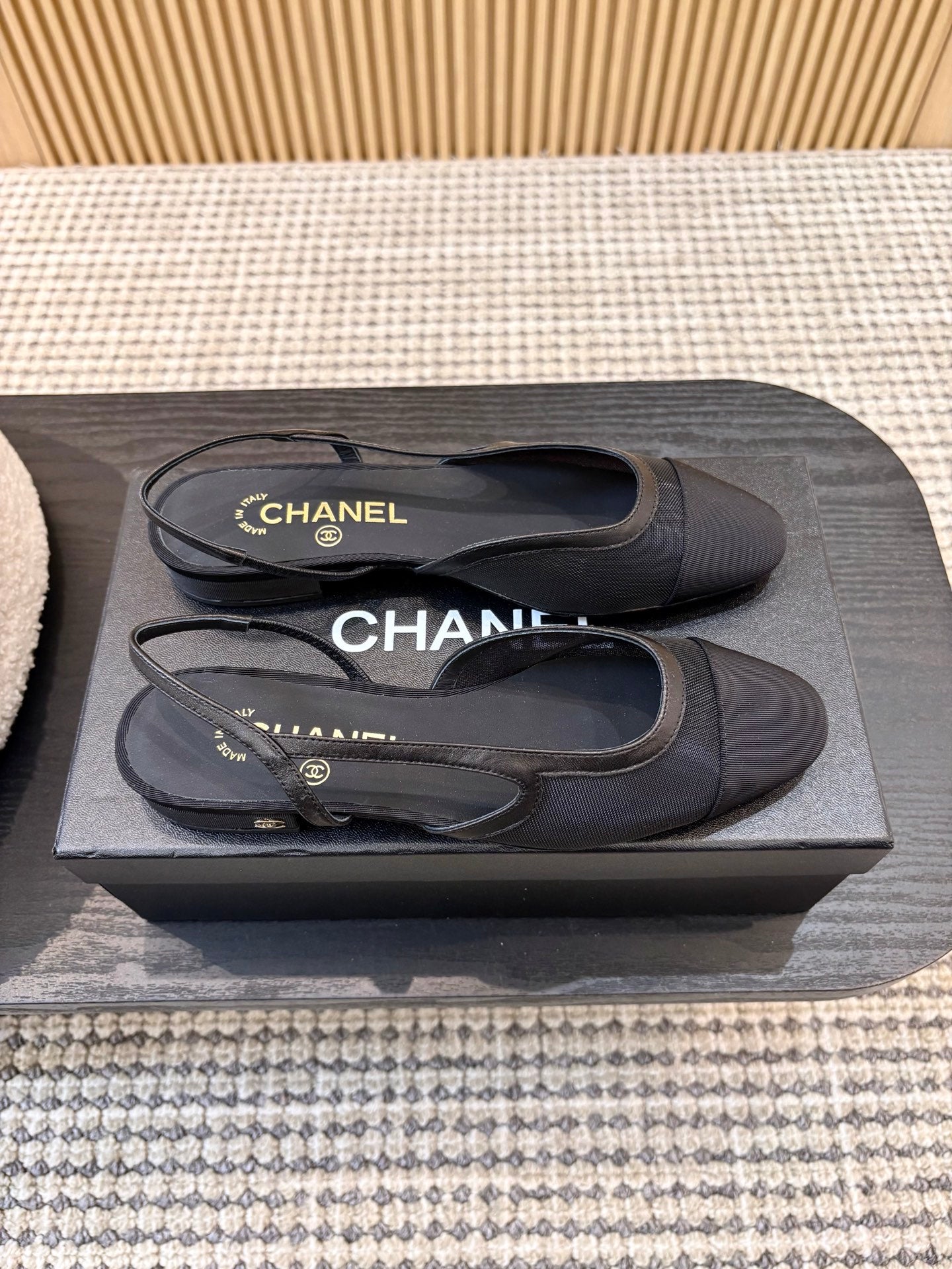 Жіночі зручні шкіряні сандалі Chanel Ballet