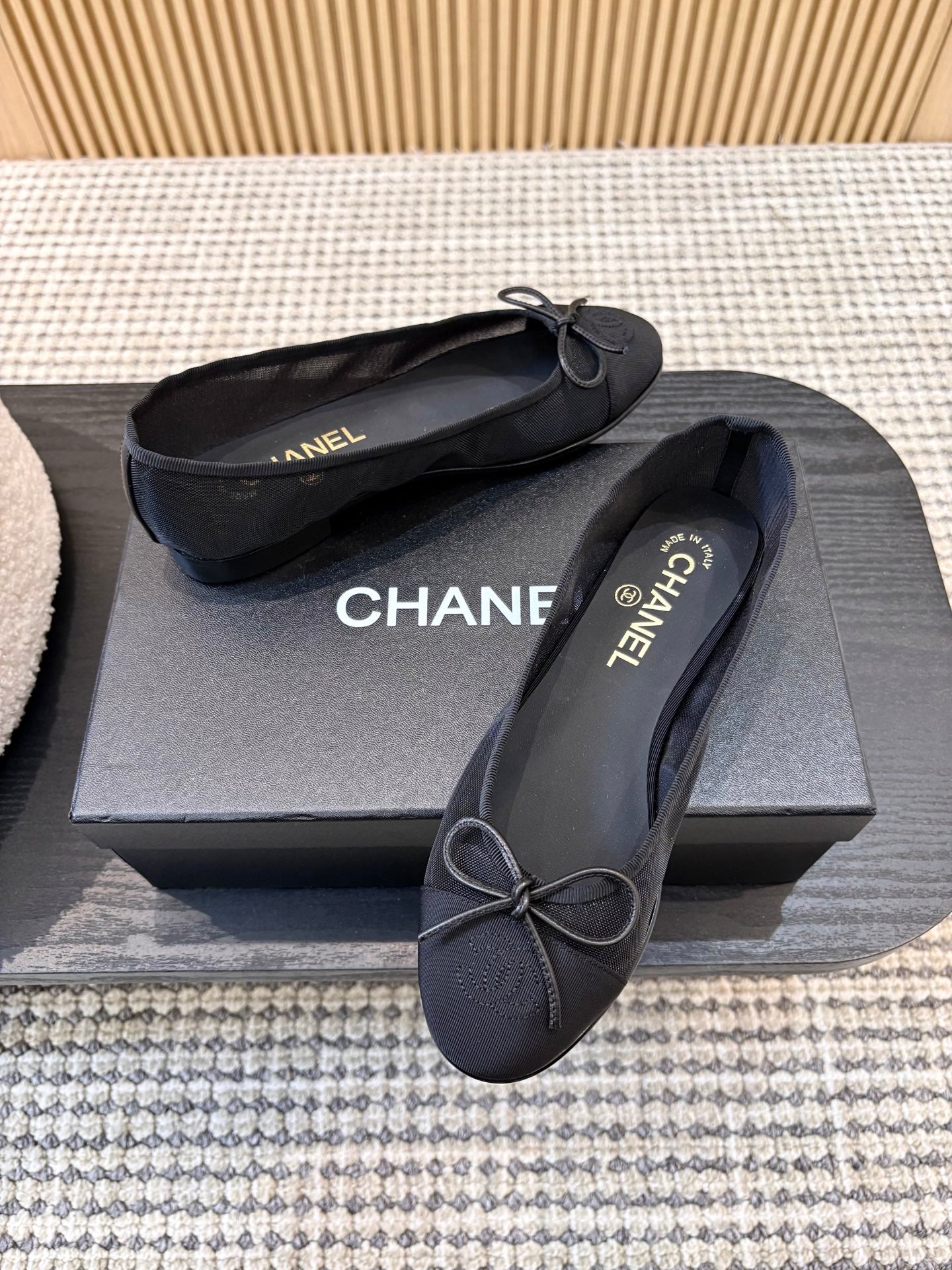 Жіночі зручні шкіряні сандалі Chanel Ballet