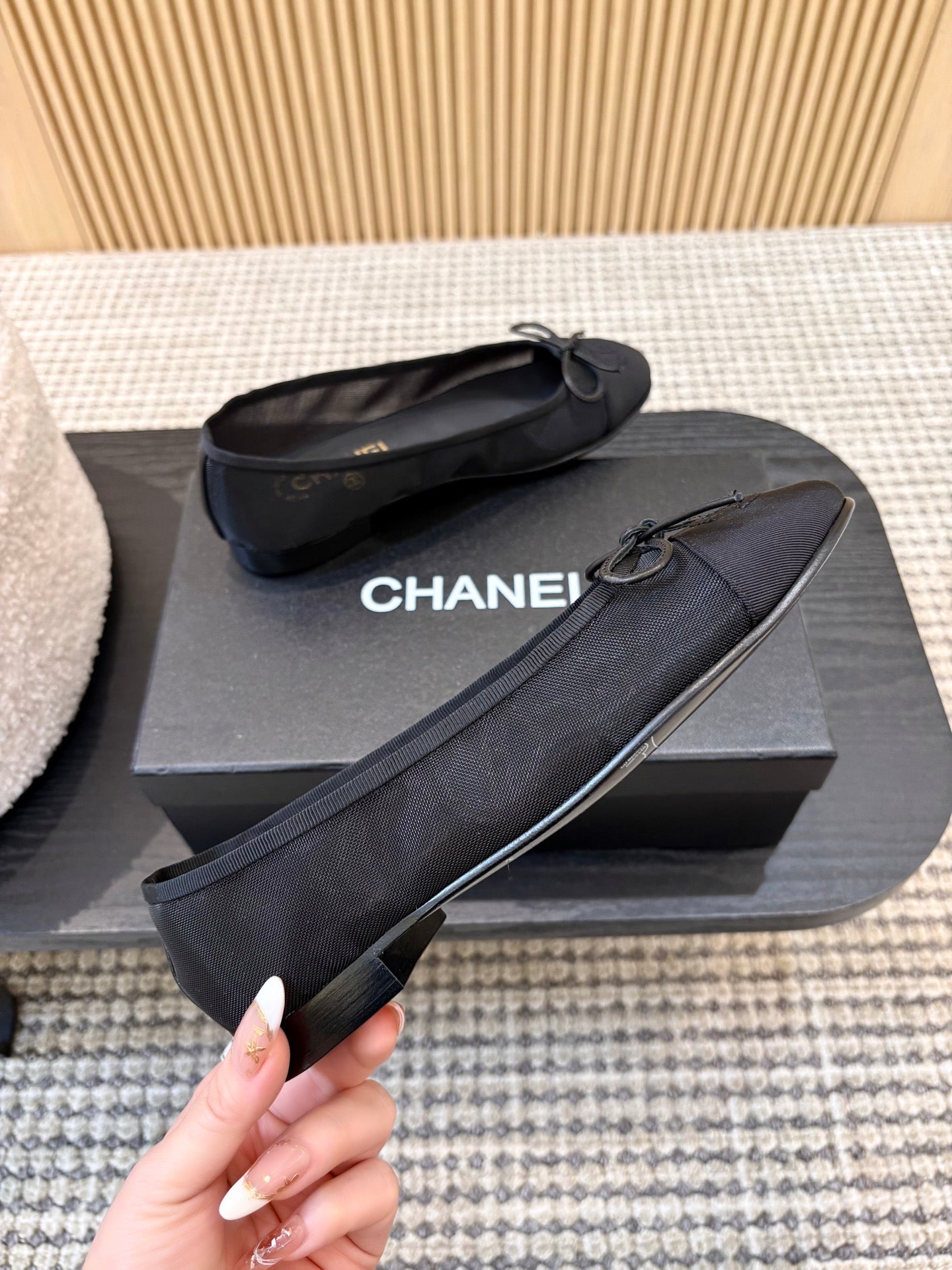 Жіночі зручні шкіряні сандалі Chanel Ballet