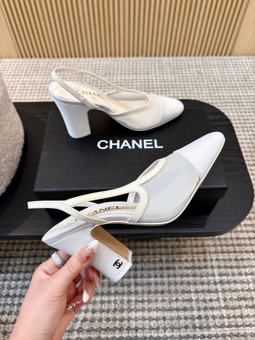Жіночі зручні шкіряні сандалі Chanel Ballet