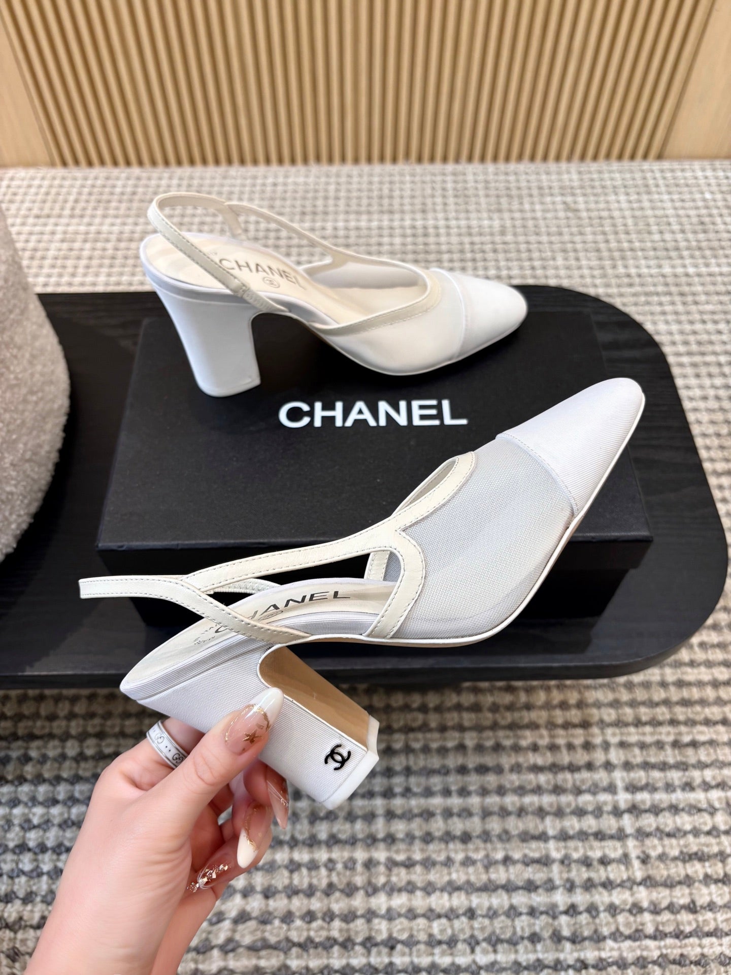 Жіночі зручні шкіряні сандалі Chanel Ballet