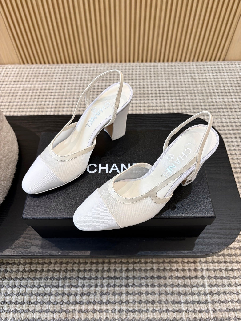 Жіночі зручні шкіряні сандалі Chanel Ballet