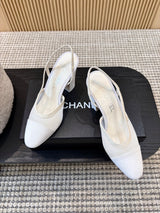 Жіночі зручні шкіряні сандалі Chanel Ballet