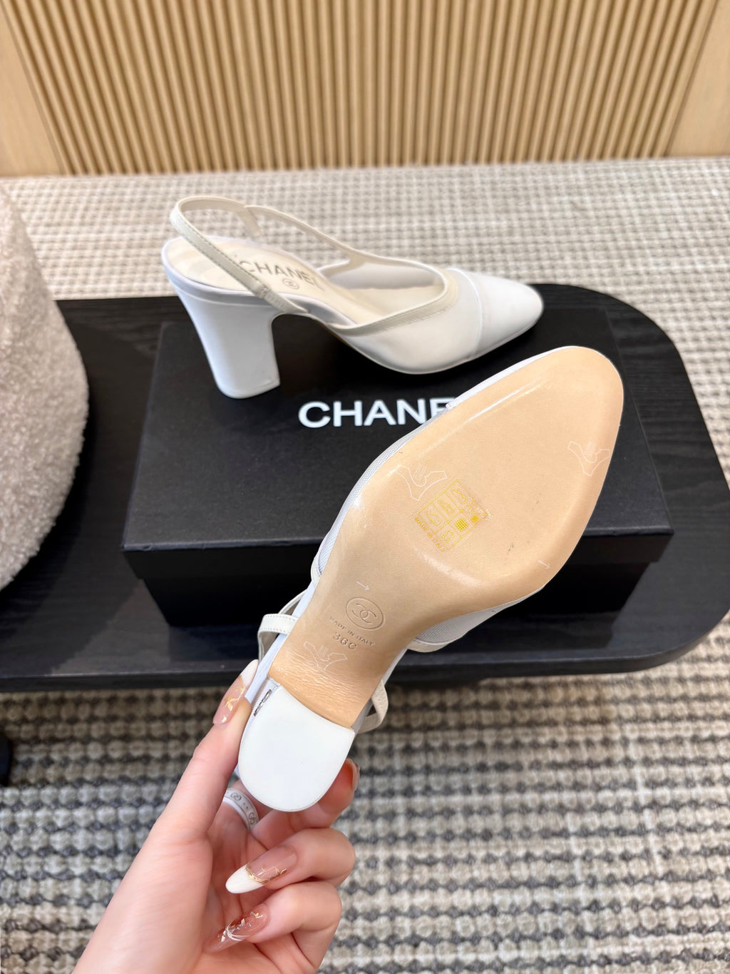 Жіночі зручні шкіряні сандалі Chanel Ballet