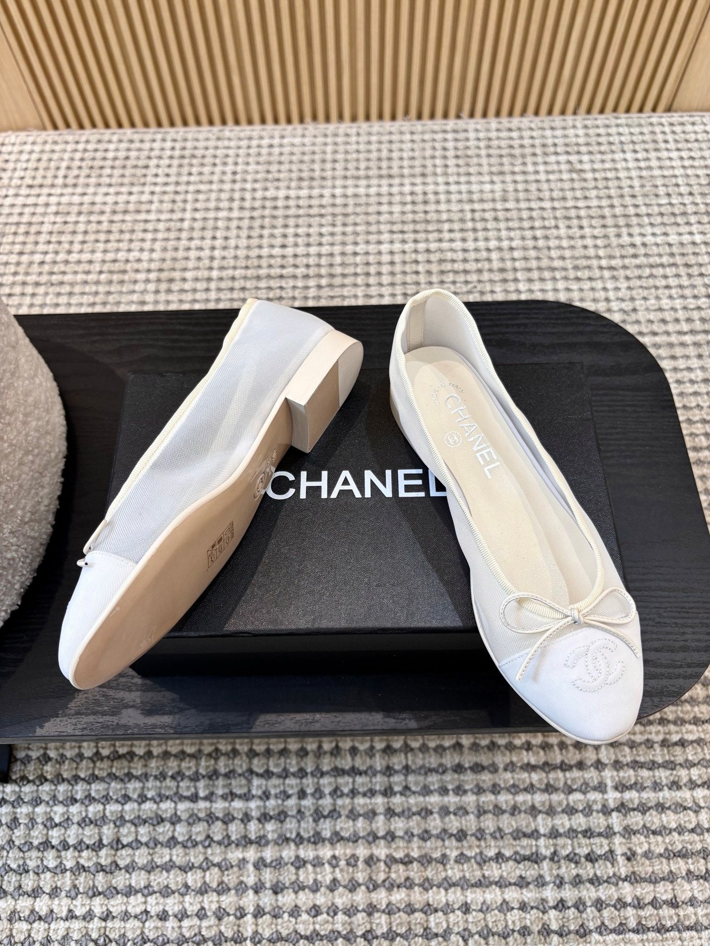 Жіночі зручні шкіряні сандалі Chanel Ballet