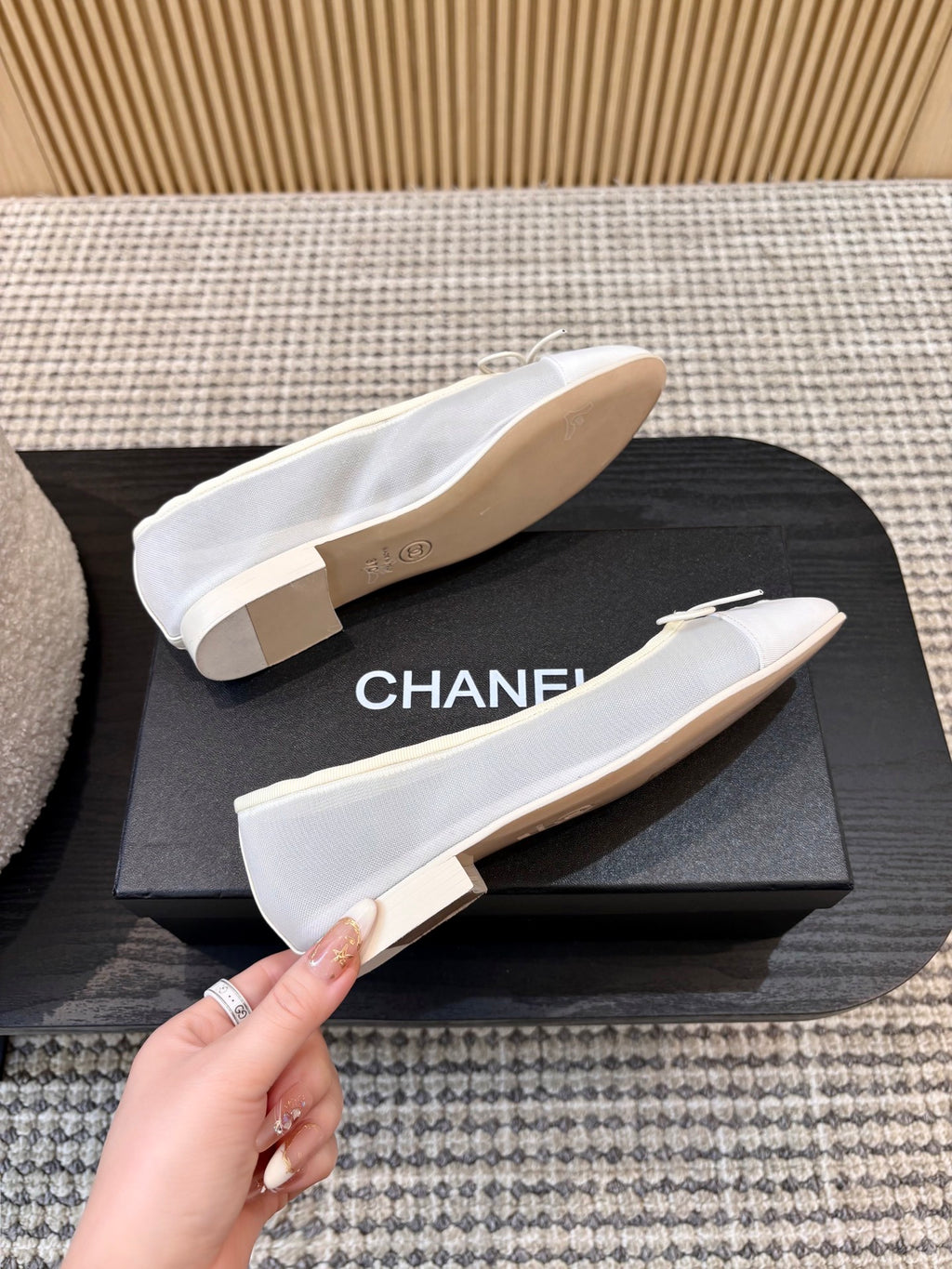 Жіночі зручні шкіряні сандалі Chanel Ballet