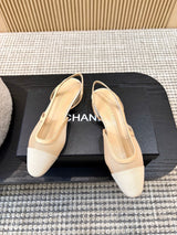 Жіночі зручні шкіряні сандалі Chanel Ballet