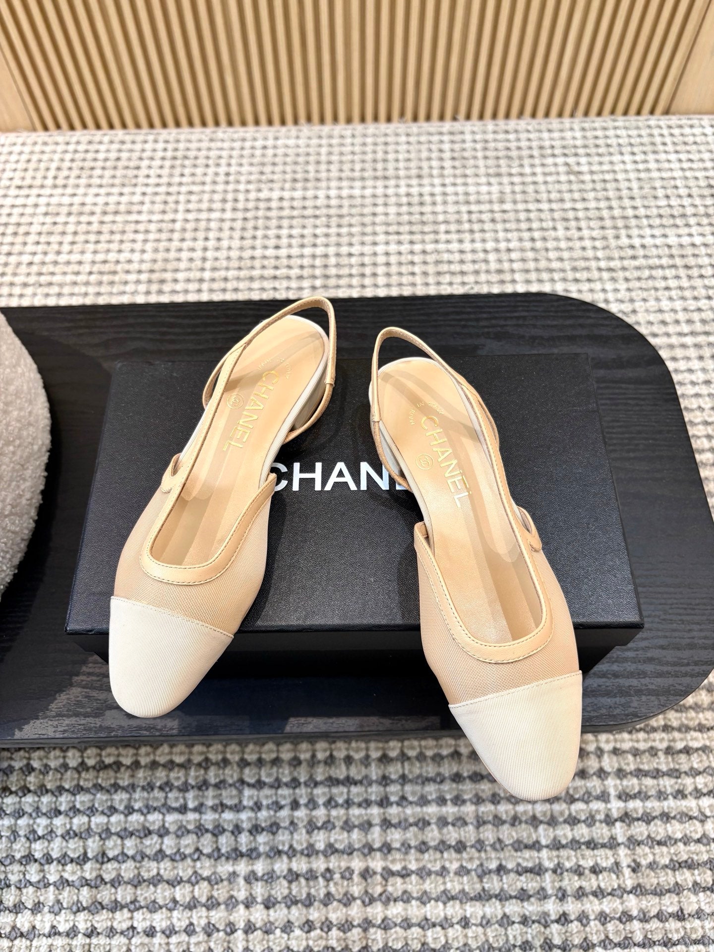 Жіночі зручні шкіряні сандалі Chanel Ballet