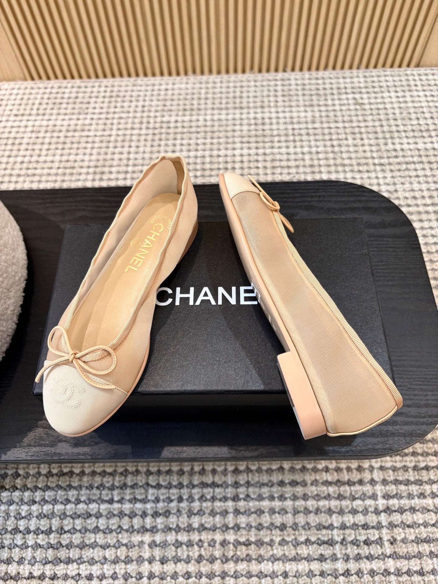 Жіночі зручні шкіряні сандалі Chanel Ballet