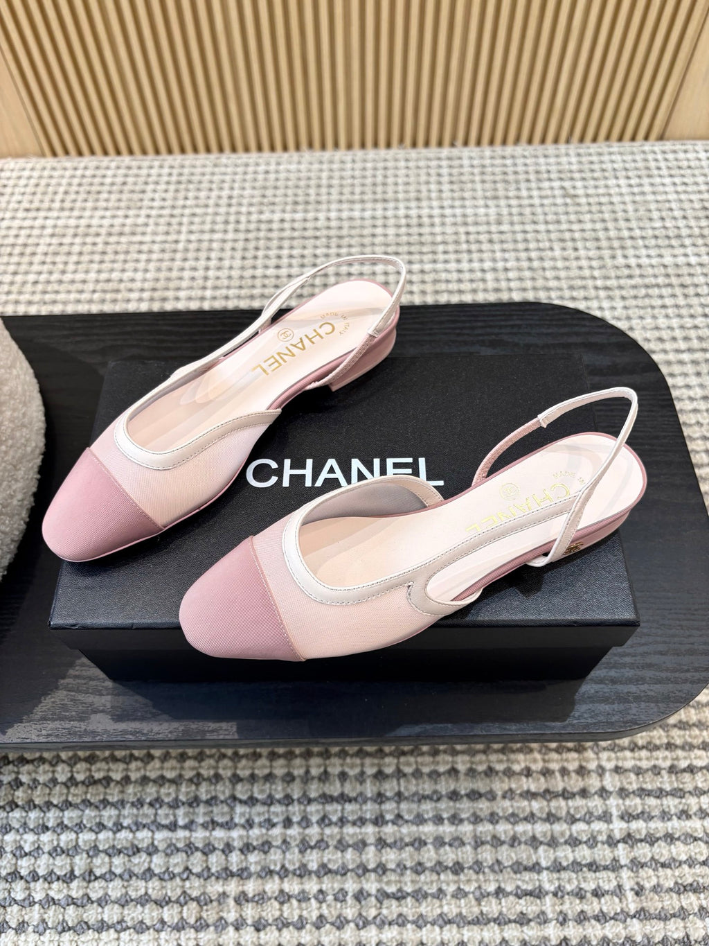 Жіночі зручні шкіряні сандалі Chanel Ballet