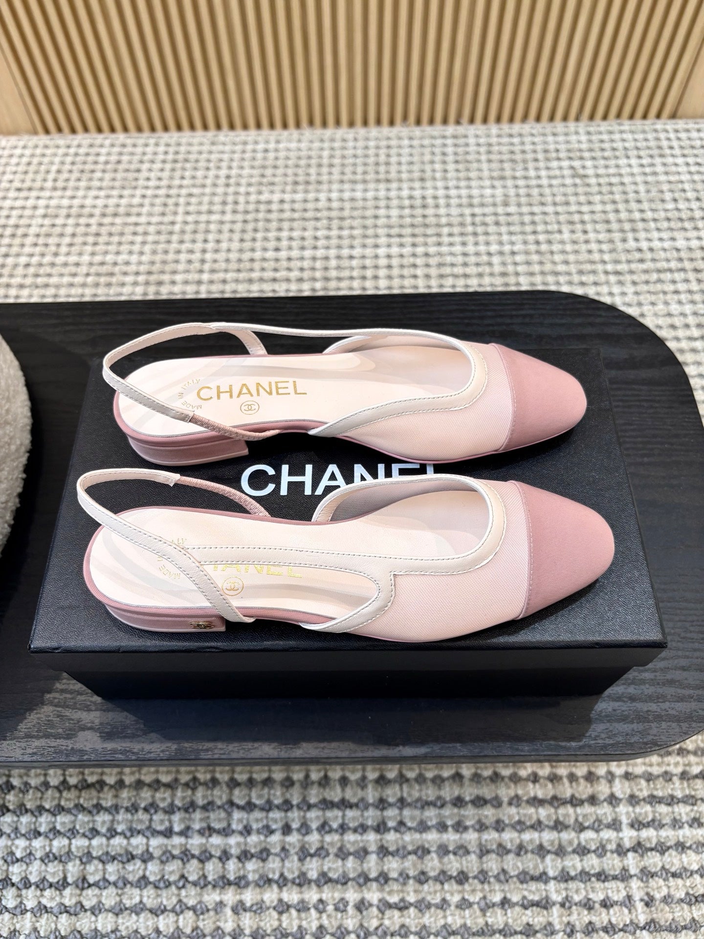 Жіночі зручні шкіряні сандалі Chanel Ballet