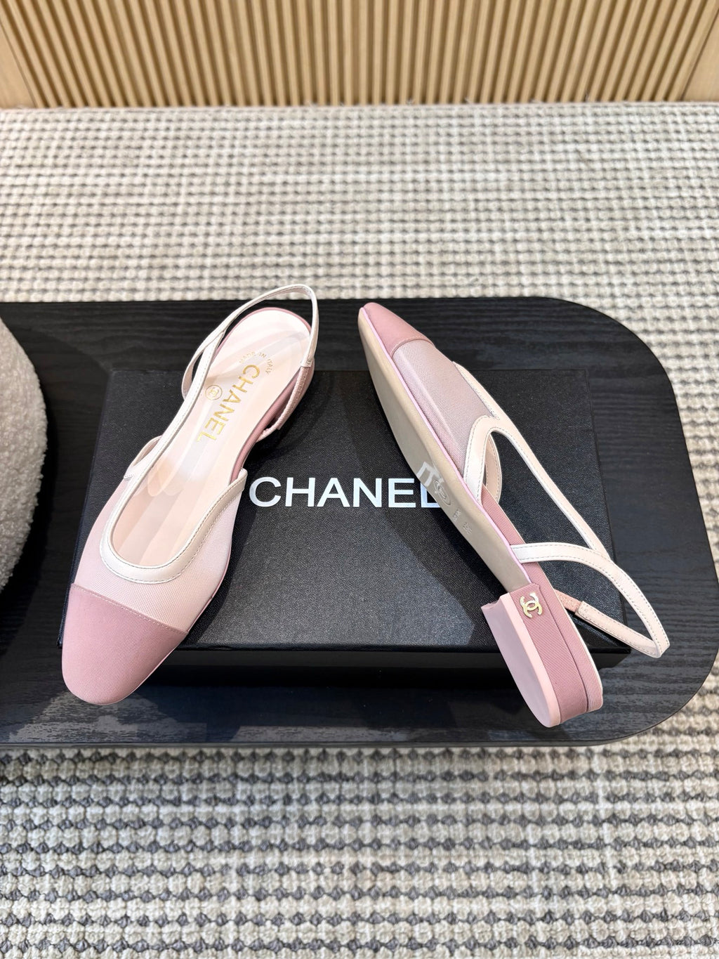 Жіночі зручні шкіряні сандалі Chanel Ballet