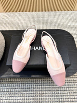Жіночі зручні шкіряні сандалі Chanel Ballet