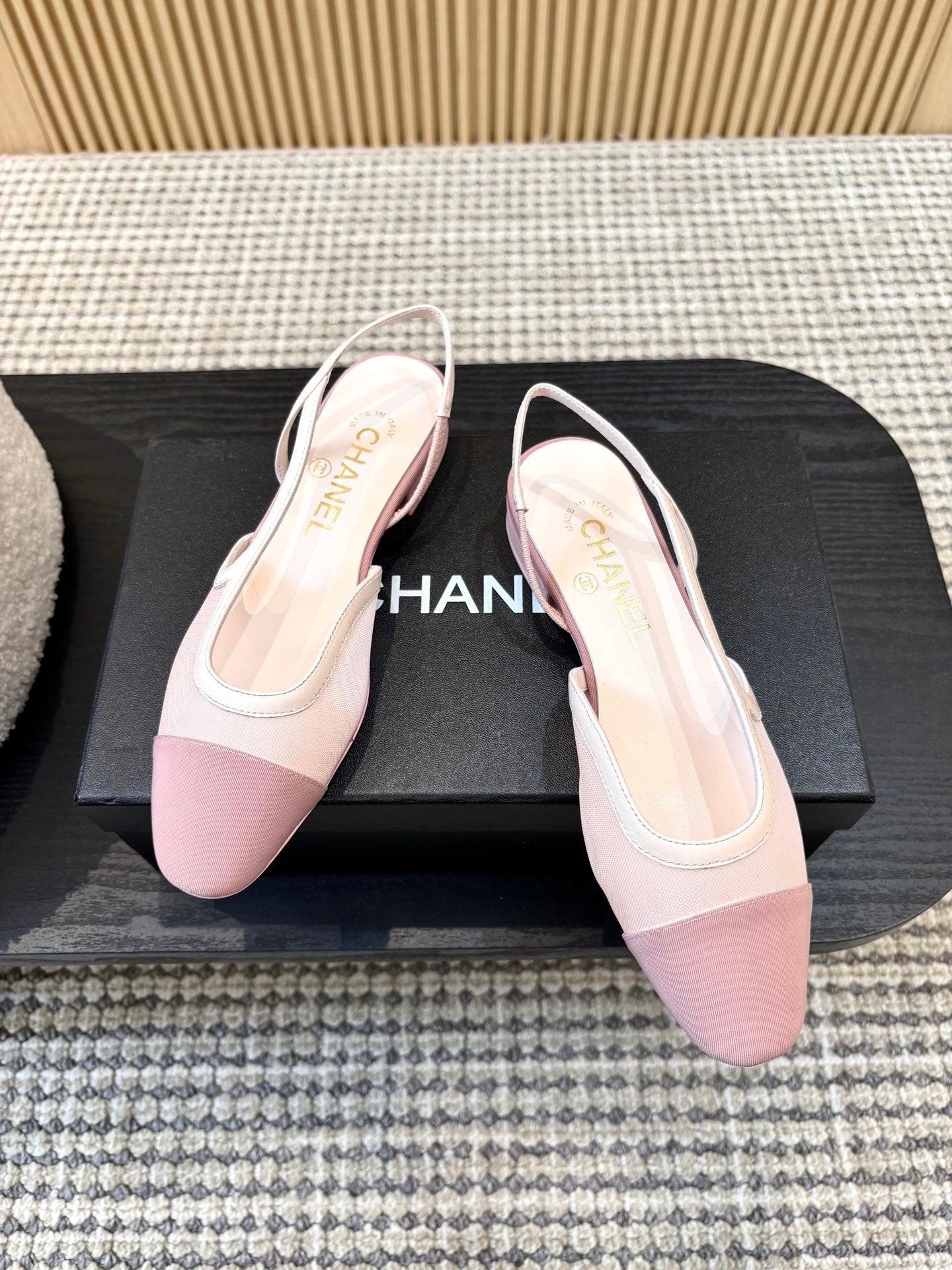 Жіночі зручні шкіряні сандалі Chanel Ballet