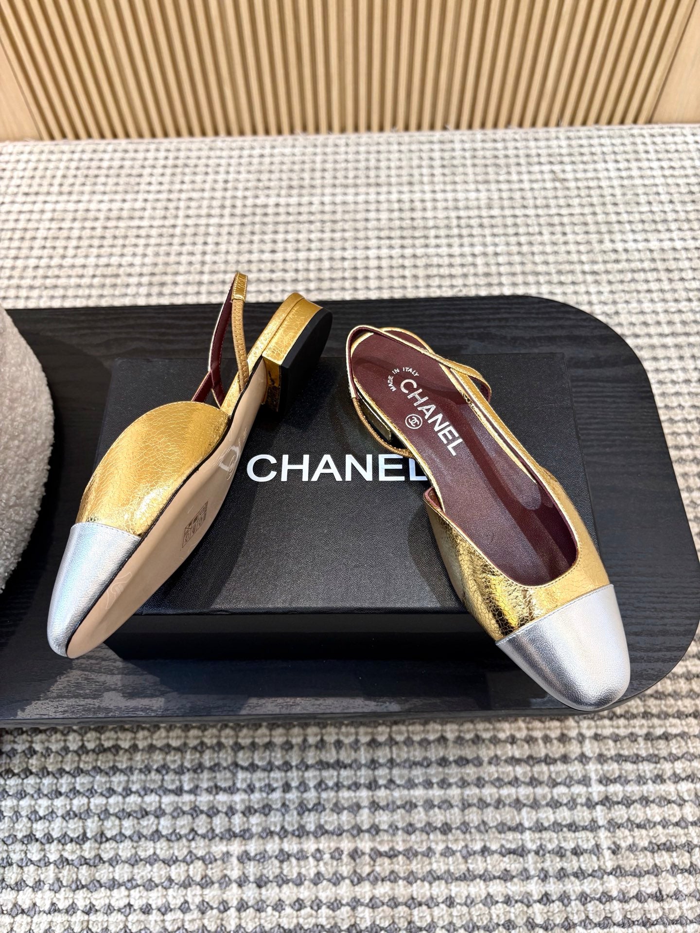 Жіночі зручні шкіряні сандалі Chanel Ballet
